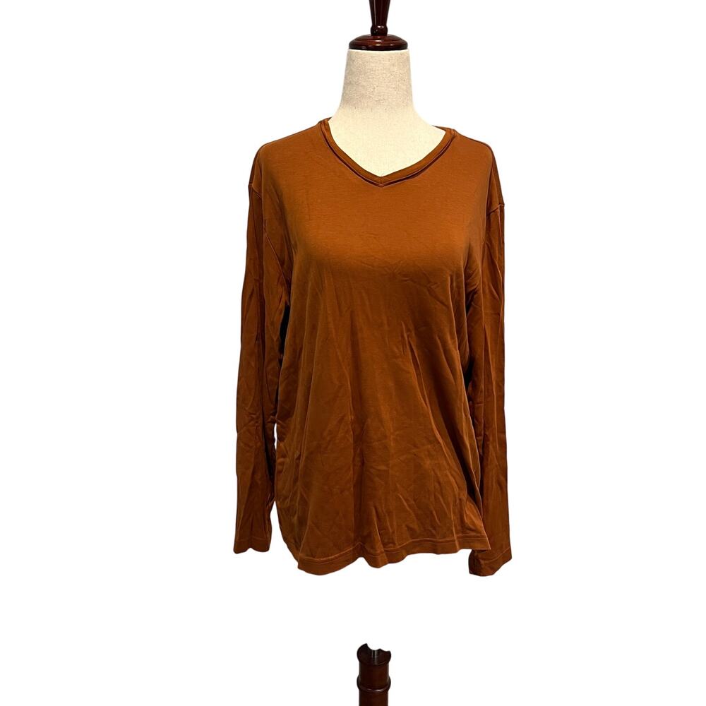 MURANO Men's Liquid Luxury Long Sleeve T-Shirt Size M